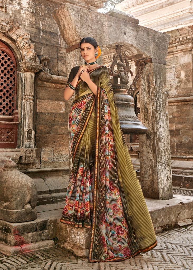 Kashvi Creation Lavanya Weightless With Fancy Printed Exclusive Party Wear Fancy Sarees