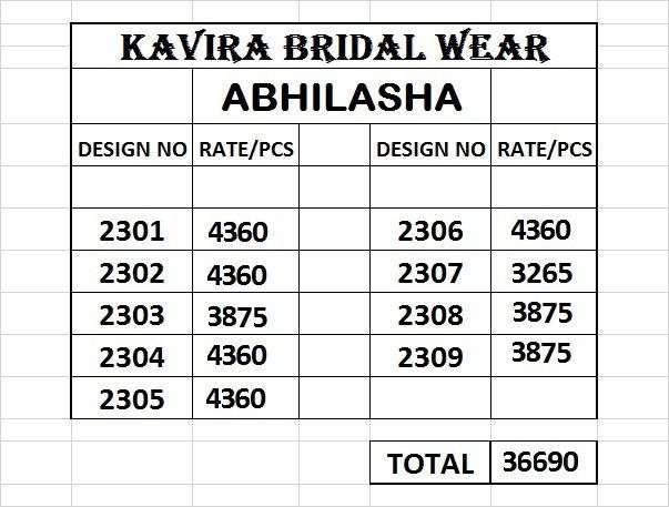 Kavira Abhilasha Silk Fancy Like Dola Embroidery Saree