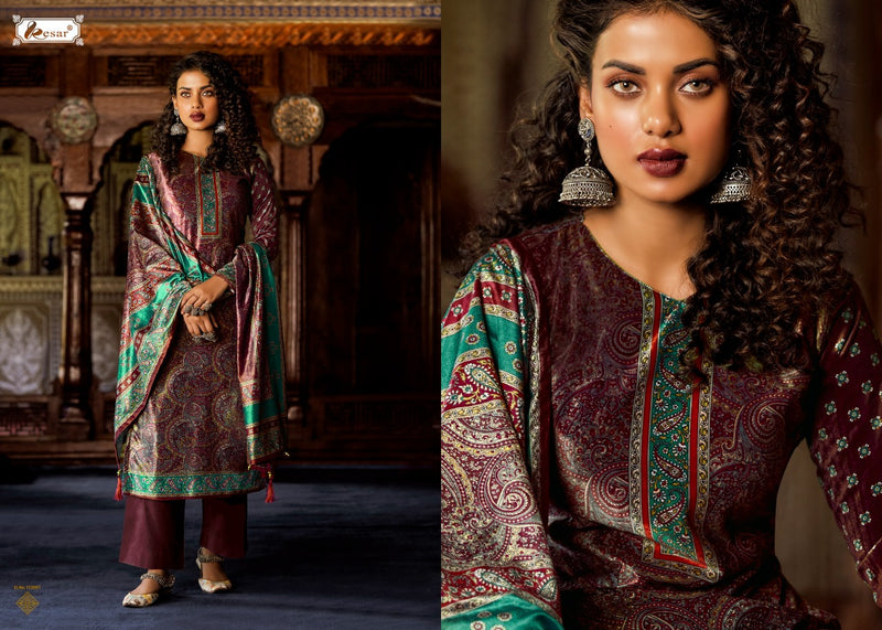 Kesar Rooh Velvet Pure Viscose Silky Digital Print Salwar Suit