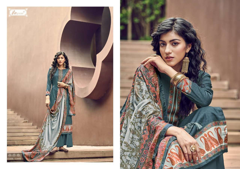 Kesar Waziha Viscose Pashmina Digital Print Suit