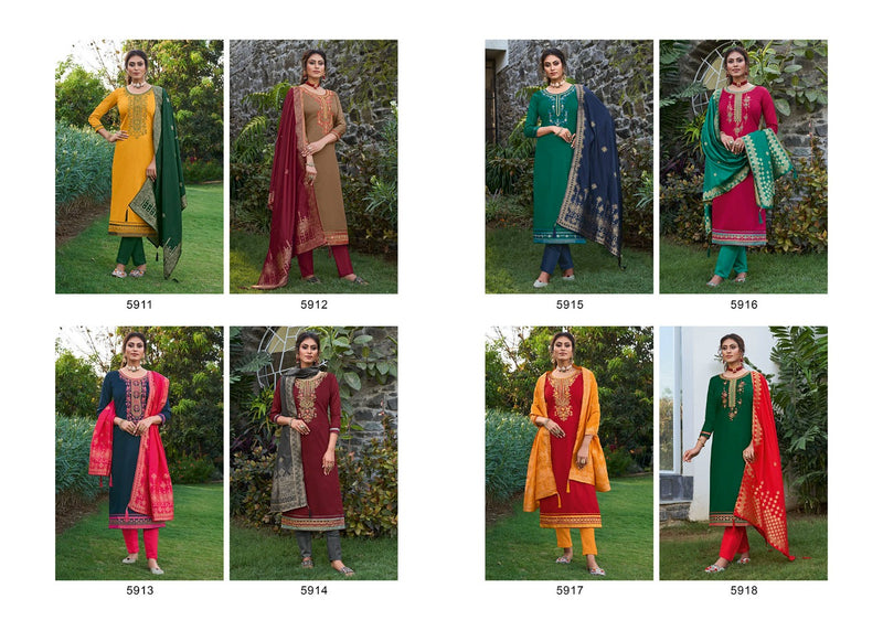 Kessi Fabric Visrat Vol 9 Jam Silk With Khatli Work Fancy Casual Wear Pakistani Salwar Kameez