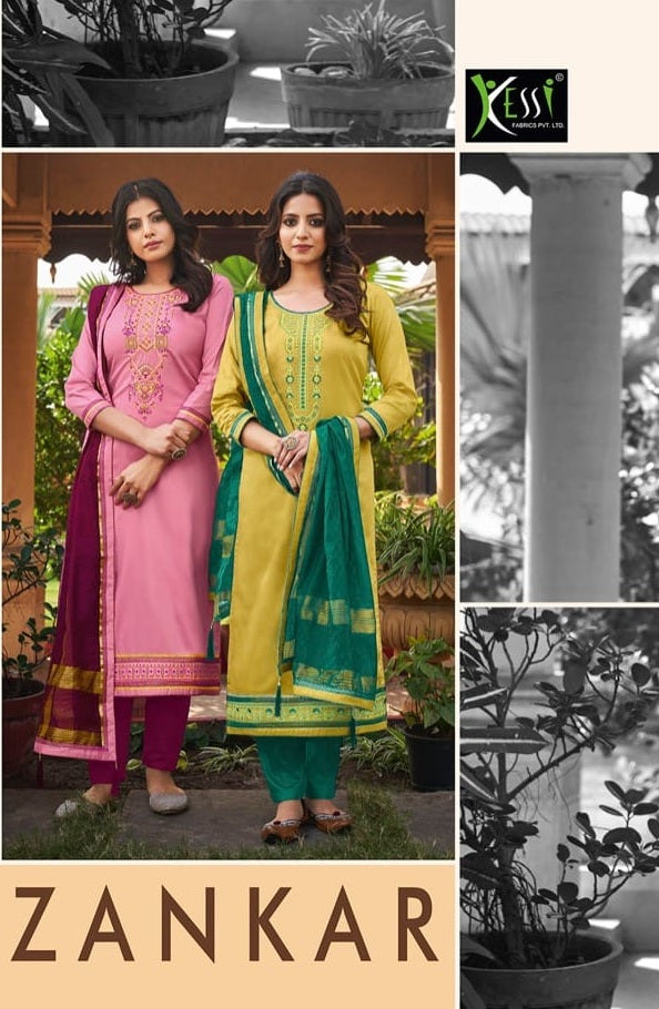 Kessi Fabrics Zankar Jam Silk Khatli Work Salwar Kameez