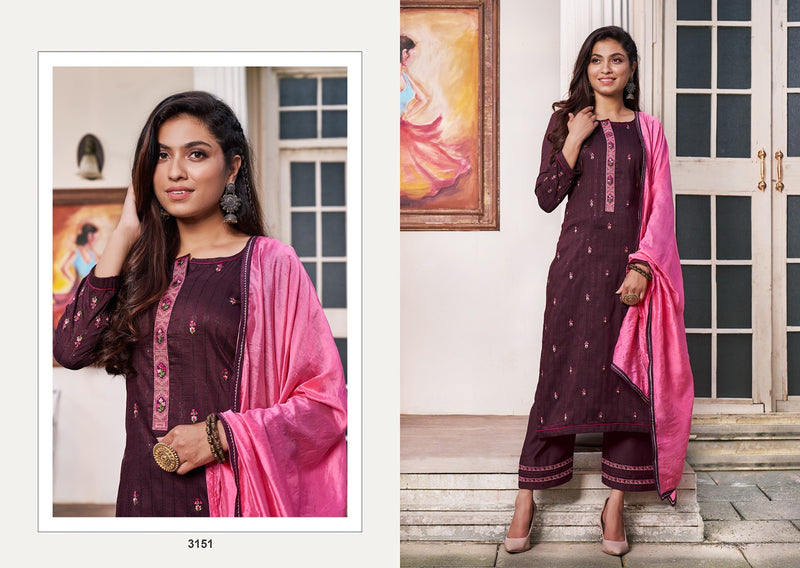 Kessi Rangoon Sigma Embroidery Silk Salwar Suit