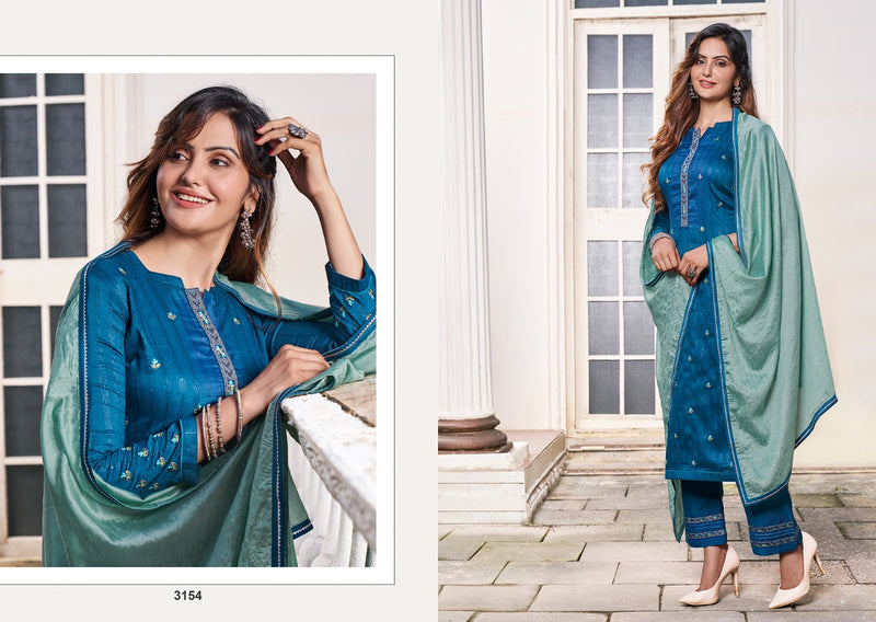 Kessi Rangoon Sigma Embroidery Silk Salwar Suit