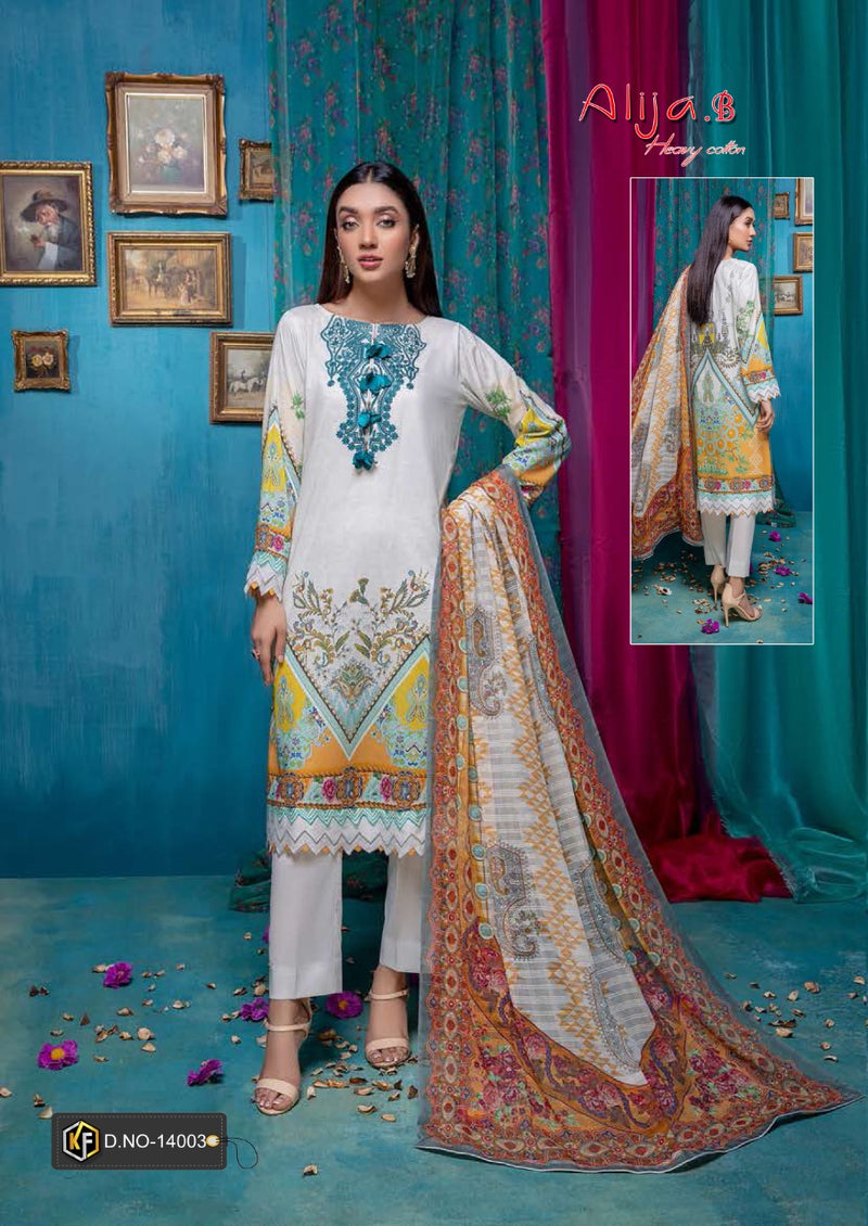 Keval Fab Alija B Vol 14 Heavy Cotton Printed Karachi Cotton Salwar Kameez