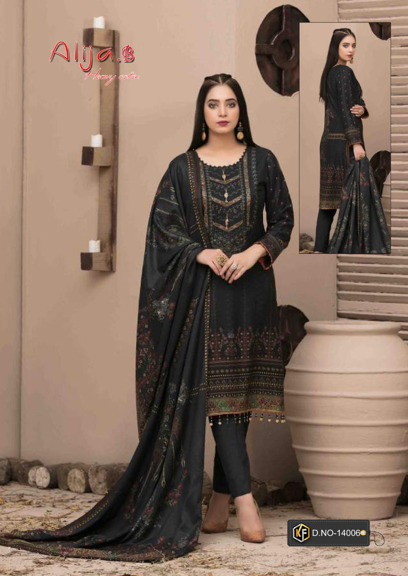 Keval Fab Alija B Vol 14 Heavy Cotton Printed Karachi Cotton Salwar Kameez