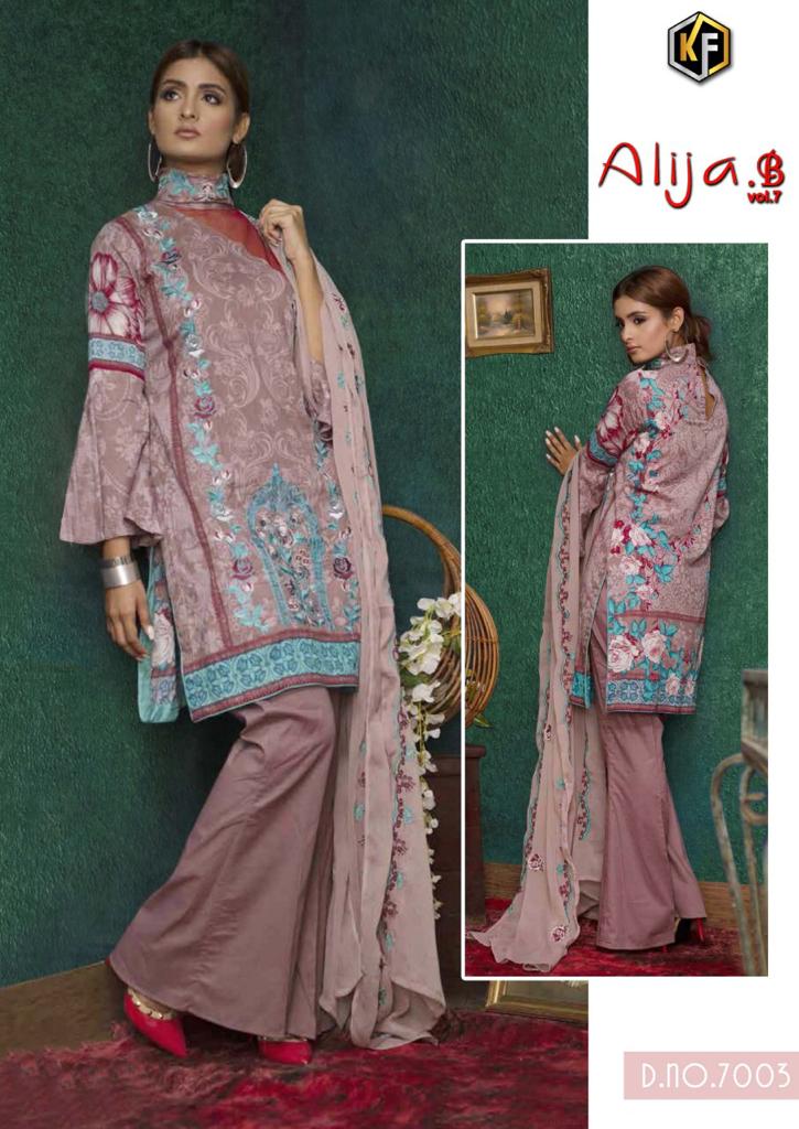 Keval Fab Alija B Vol 7 Heavy Cotton Print Designer Casual Wear Salwar Kameez