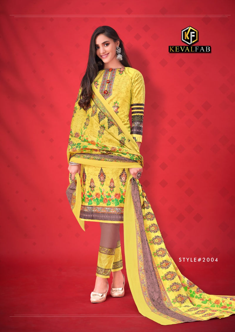 Keval Fab Alija Premium Luxury Vol 2 Printed Cotton Collection Salwar Kameez