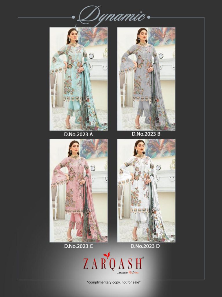 Khayyira Suit Zarqash Dynamic Fox Georgette With Embroidery Work Pakistani Salwar Suits