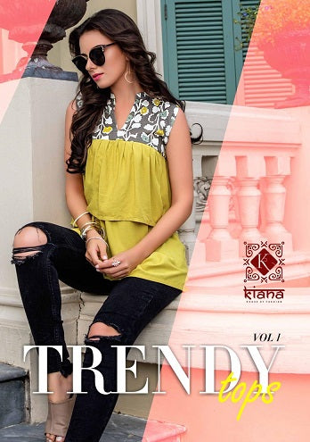 Kiana House Of Fashion Trendy Tops Vol 1 Fancy Short Tops