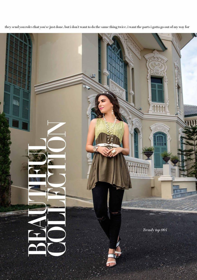 Kiana House Of Fashion Trendy Tops Vol 1 Fancy Short Tops