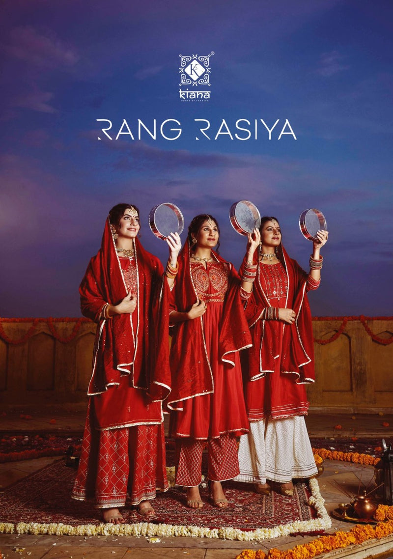 Kiana Rang Rasiya Muslin Embroidery Work Extra Gota Patti Salwar Suit