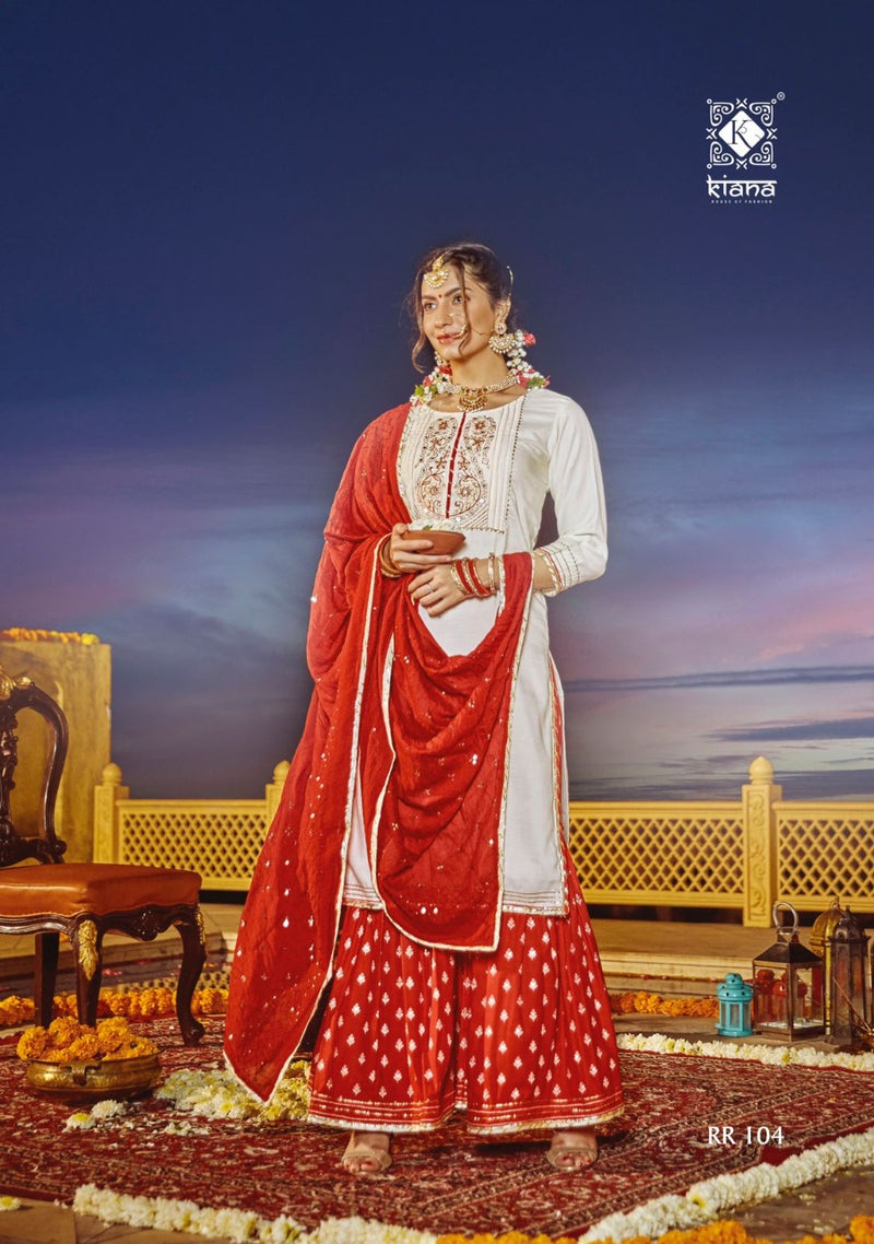 Kiana Rang Rasiya Muslin Embroidery Work Extra Gota Patti Salwar Suit