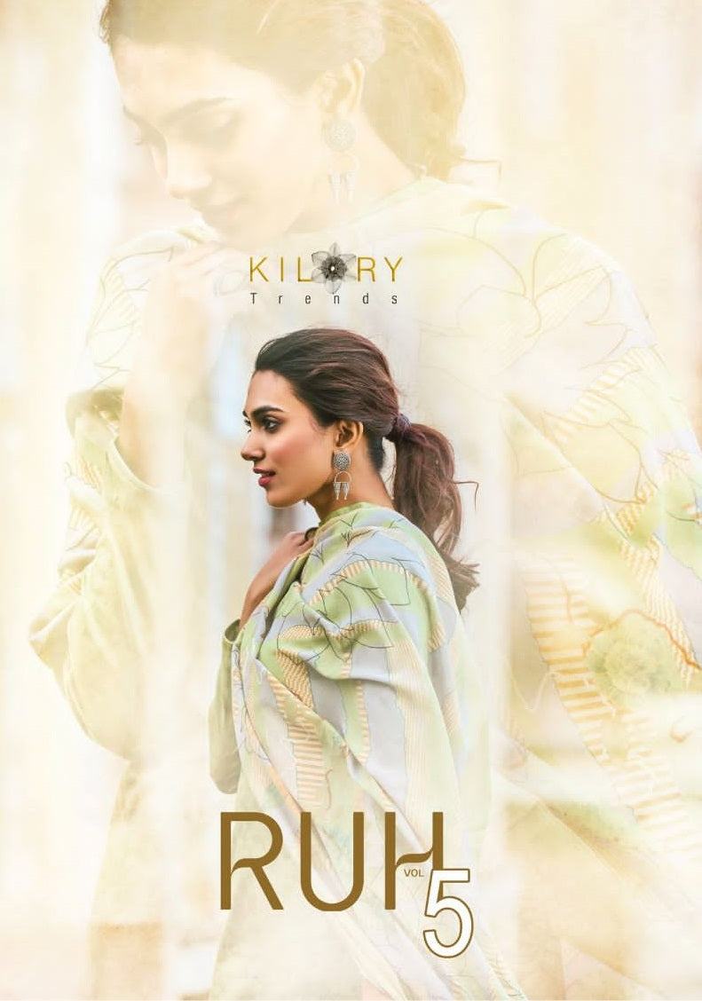 Kilory Trendz Ruhi Vol 5 Pure Jam Cotton Fancy Embroidery Work Salwar Suit