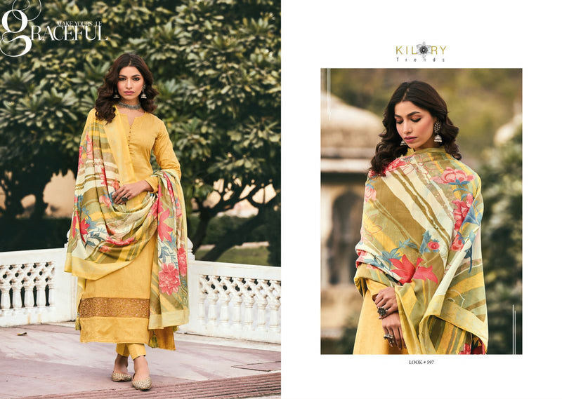 Kilory Trendz Ruhi Vol 5 Pure Jam Cotton Fancy Embroidery Work Salwar Suit