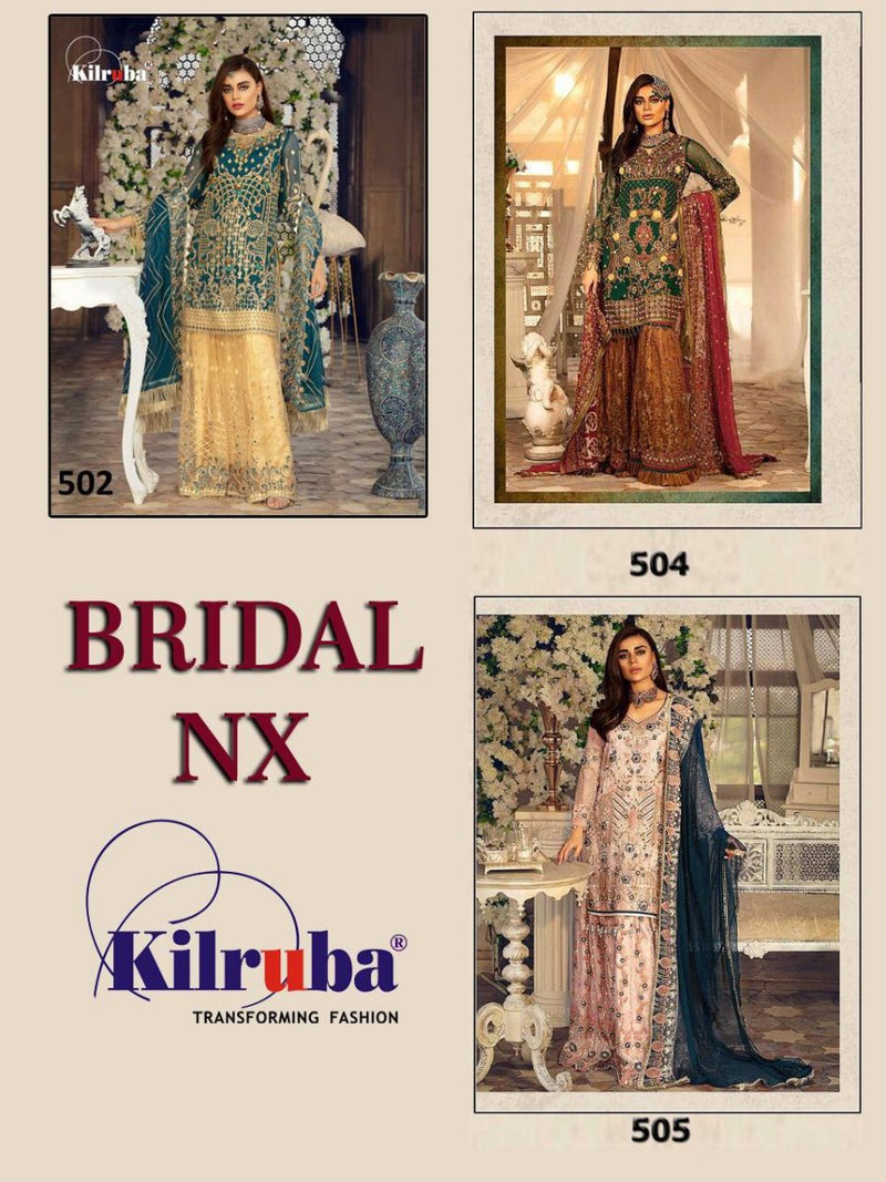 Kilruba Bridal Nx Georgette With Heavy Embroidery Work Fancy Wear Pakistani Salwar Kameez