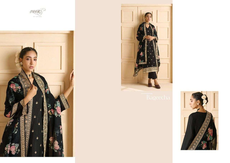 Kimora Heer Bageecha Russain Silk With Embroidery Work Designer Salwar Suit