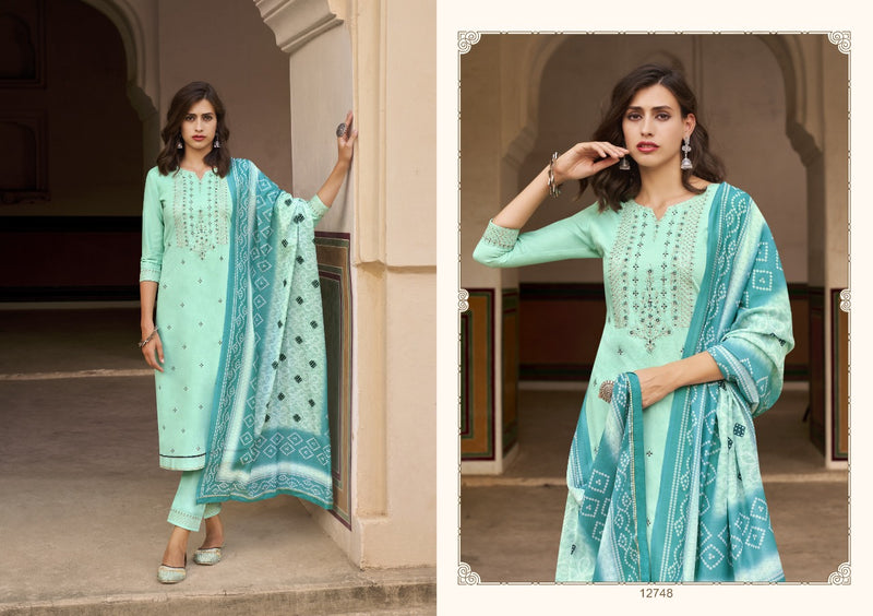 Kivi Pihoo Eclipse Fabrics With Sequence And Jari Work Kurti