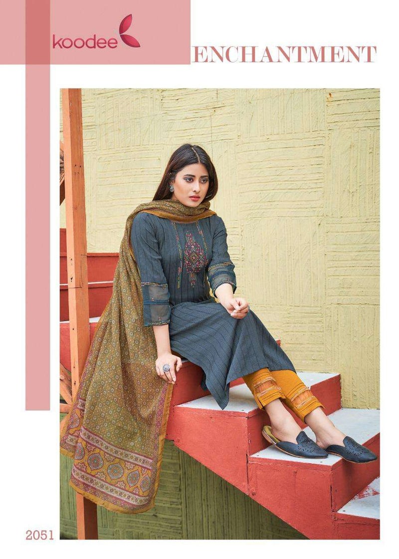 Koodee Presents By Saheli Vol 10 Nylone Viscose With Weaving Digital Printed Designer Casual Wear Salwar Suit