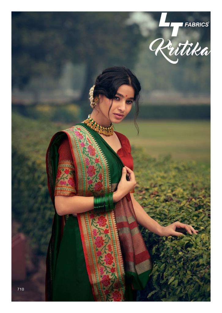 Kritika By Lt Fashion Handloom Silk Classy Sarees
