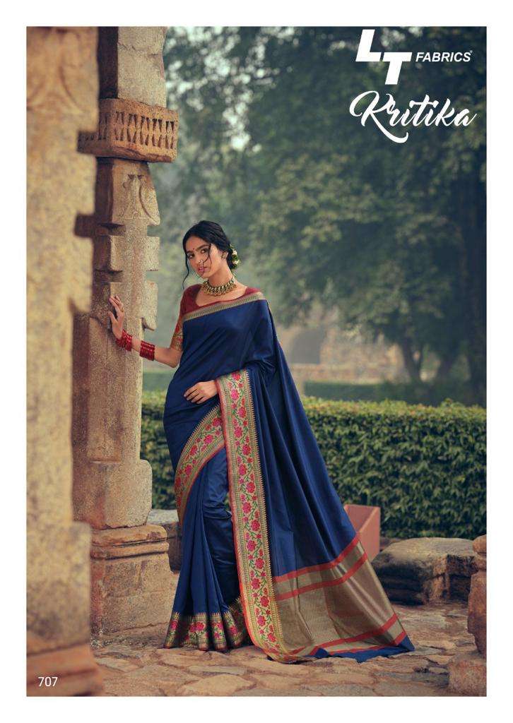 Kritika By Lt Fashion Handloom Silk Classy Sarees