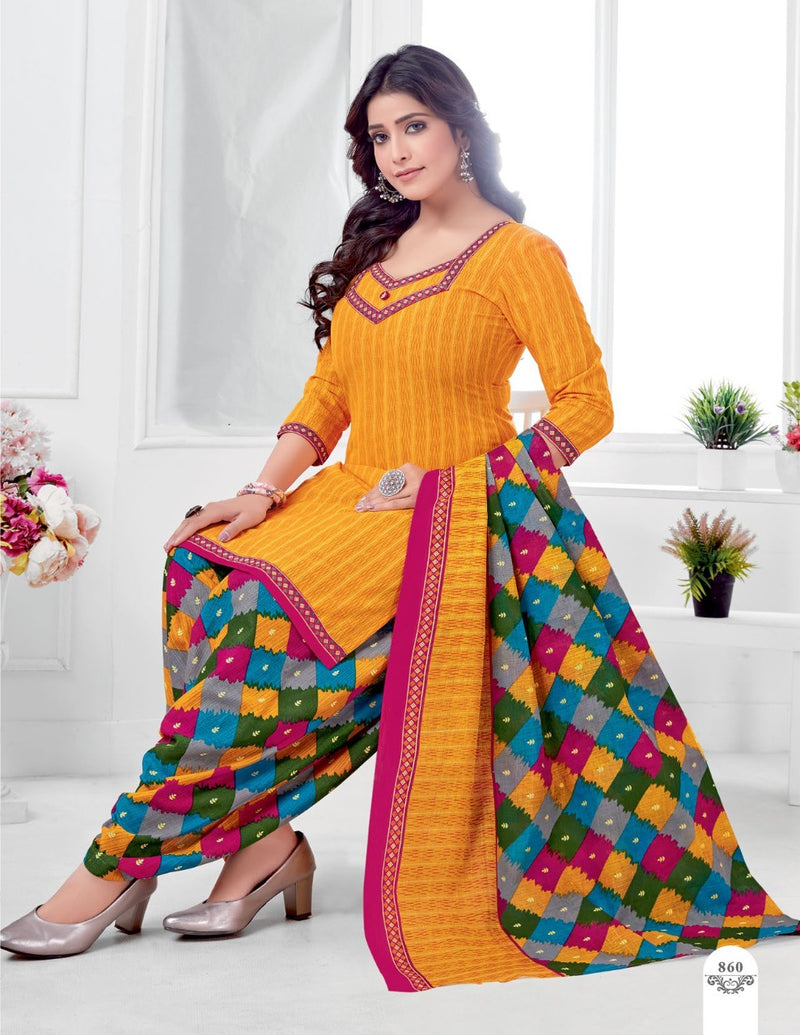 Kuber Geet Patiyala Vol 8 Pure Cotton Designer Printed Fancy Patiyala Style Regular Wear Salwar Suits