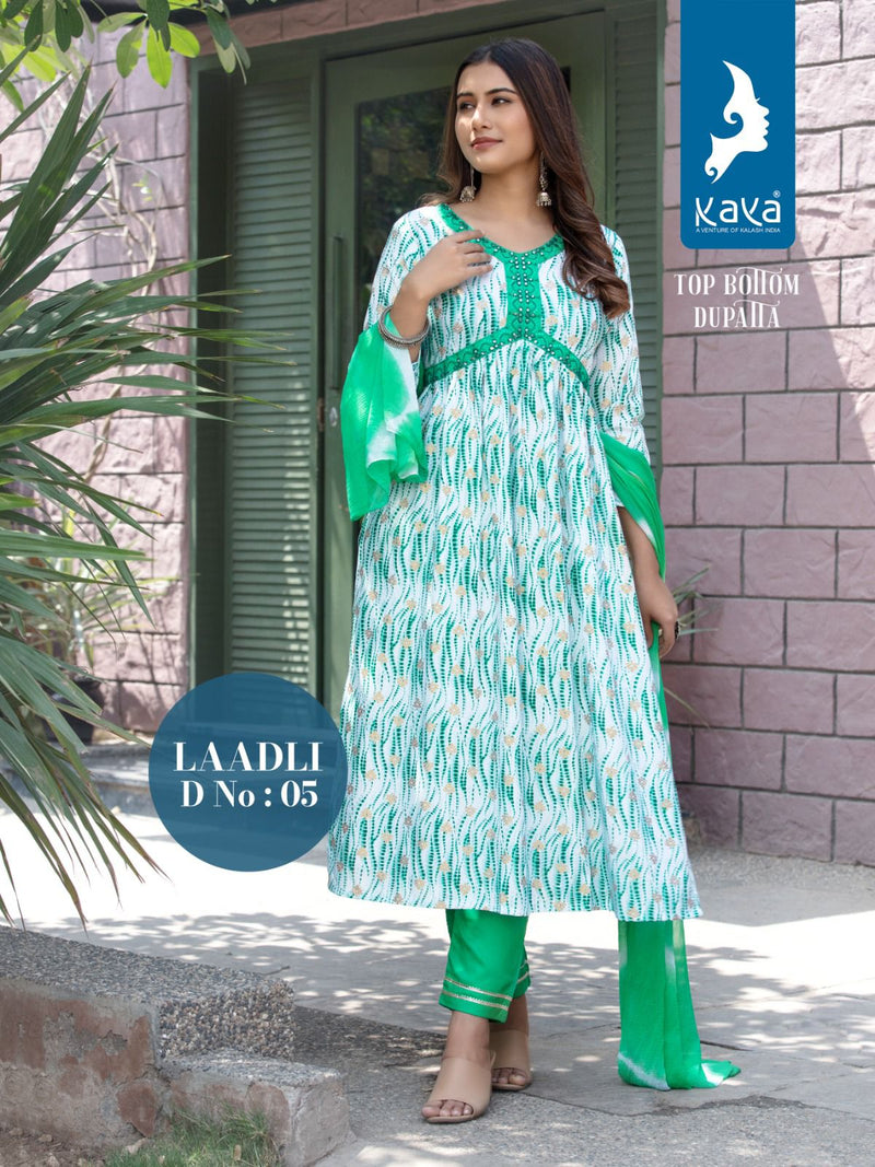 Kaya Laadli Rayon Printed Fancy Designer Party Wear Kurti