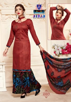 Lassa Fiyah Vol 2 Fabric Salwar Suit In Cotton