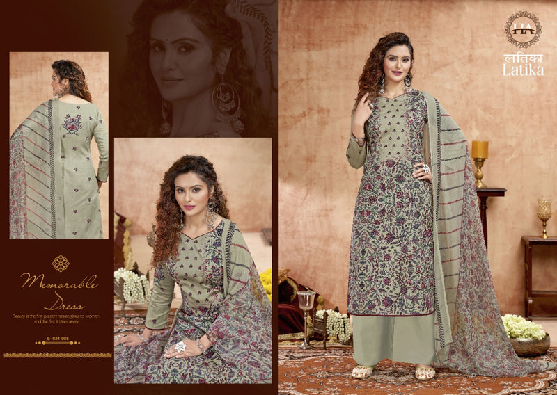 Harshit Fashion Hub Latika Jam Cotton Designer Jam Cotton Digital Printed Party Wear Salwar Suits