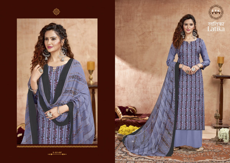 Harshit Fashion Hub Latika Jam Cotton Designer Jam Cotton Digital Printed Party Wear Salwar Suits