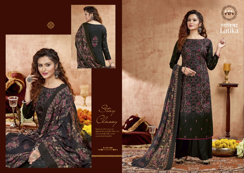 Harshit Fashion Hub Latika Jam Cotton Designer Jam Cotton Digital Printed Party Wear Salwar Suits