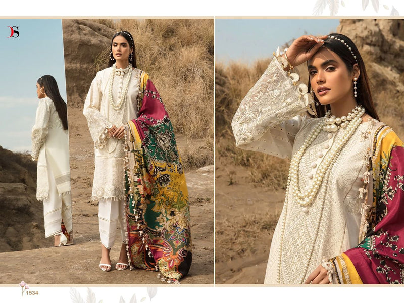Deepsy Suits Lawankari 22 2 Cotton Embroidered Pakistani Style Party Wear Salwar Suits