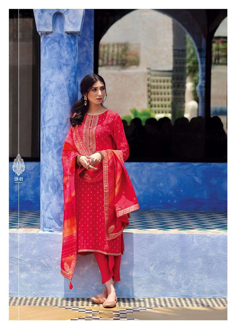 Varsha Leher Viscose With Beautiful Work Stylish Designer Festive Wear Fancy Salwar Kameez