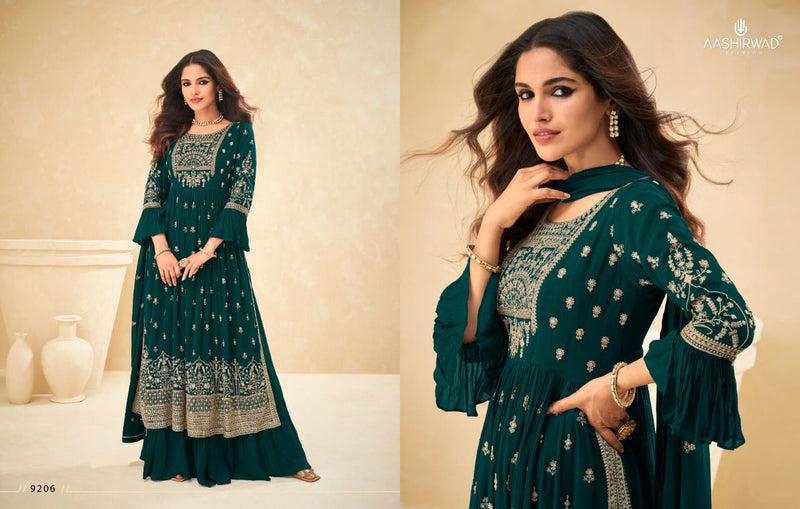 Aashirwad Creation Lime Light Heavy Designer Wedding Wear Salwar Suits