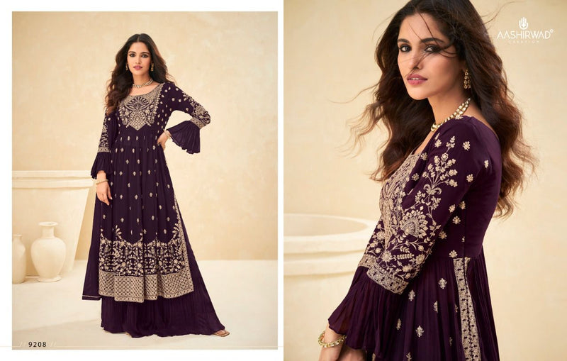 Aashirwad Creation Lime Light Heavy Designer Wedding Wear Salwar Suits