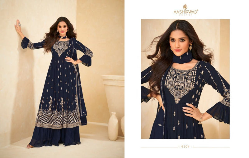 Aashirwad Creation Lime Light Heavy Designer Wedding Wear Salwar Suits