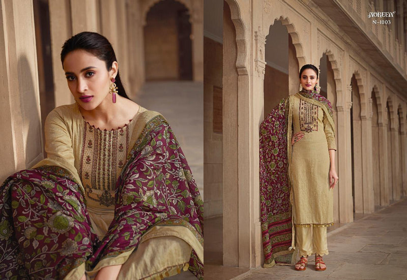 Lt Nitya Nooren Jam Cotton Designer Pakistani Salwar Kameez