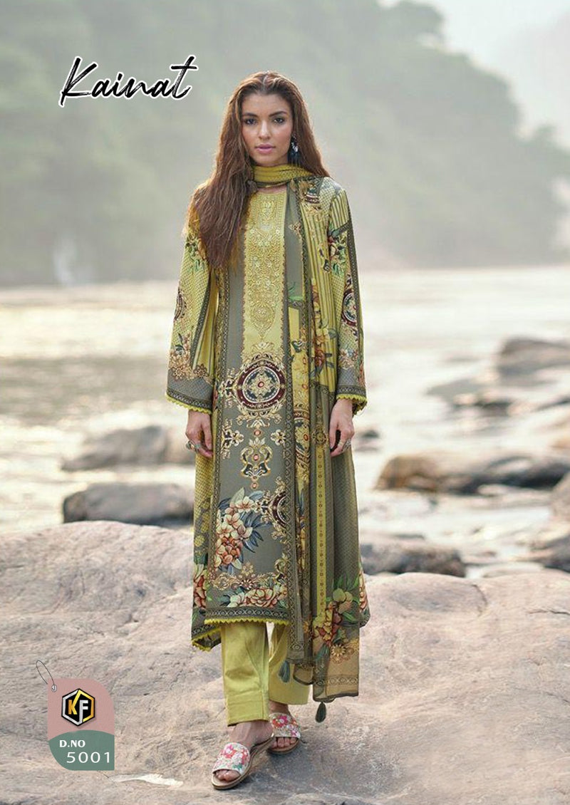 Keval Fab Luxury Collection Vol 5 Lawn Cotton With Fancy Work Stylish Designer Pakistani Salwar Kameez