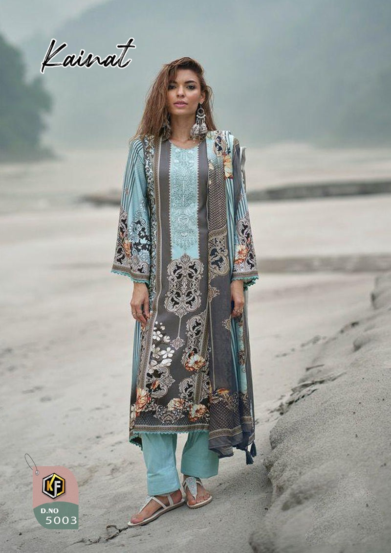 Keval Fab Luxury Collection Vol 5 Lawn Cotton With Fancy Work Stylish Designer Pakistani Salwar Kameez