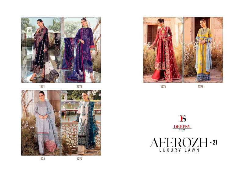Afrozeh Luxury Lawn Vol 21 Cotton Party Wear Salwar Suit