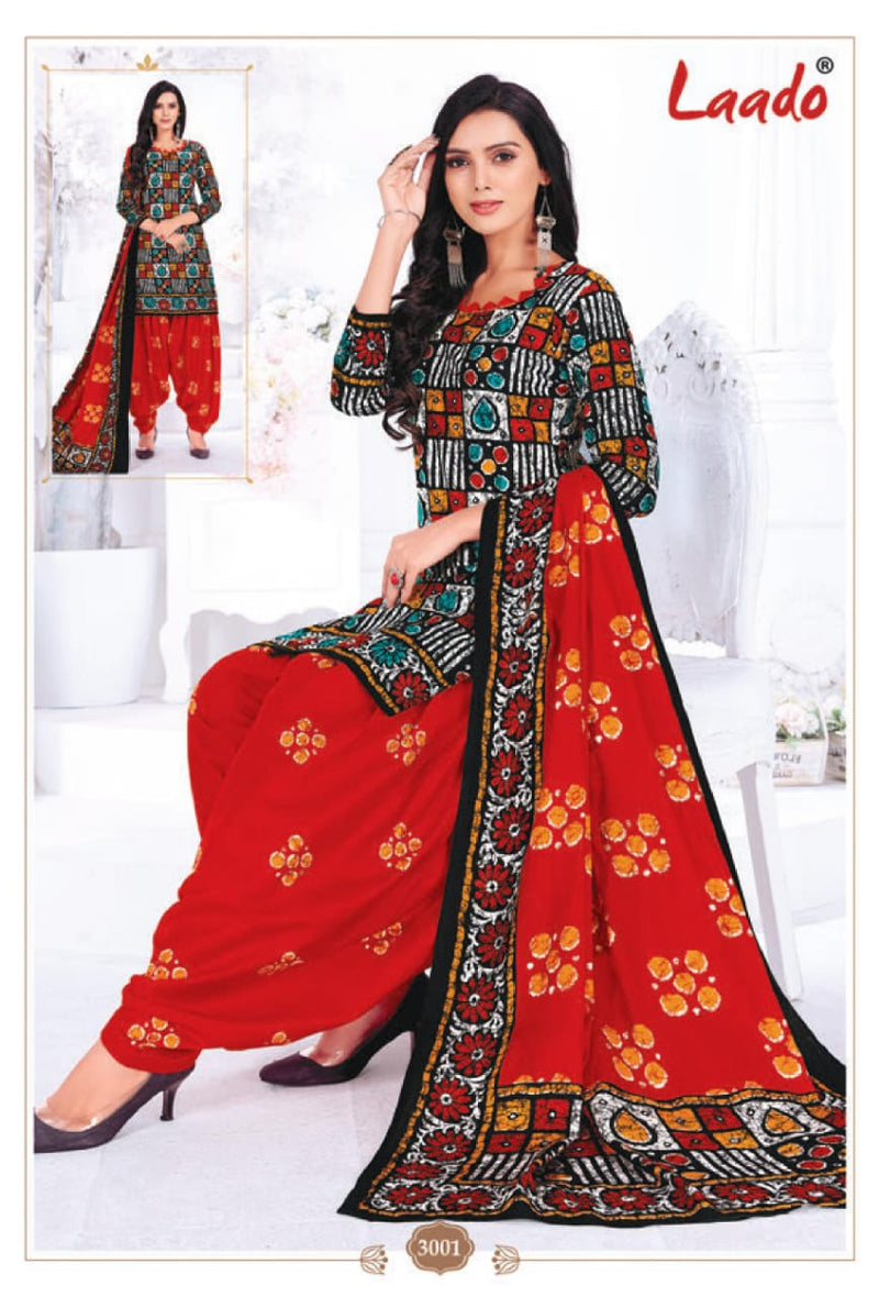 Laado Batik Special Vol 3 Cotton Summer Collection Casual Wear Printed Salwar Kameez With Dupatta