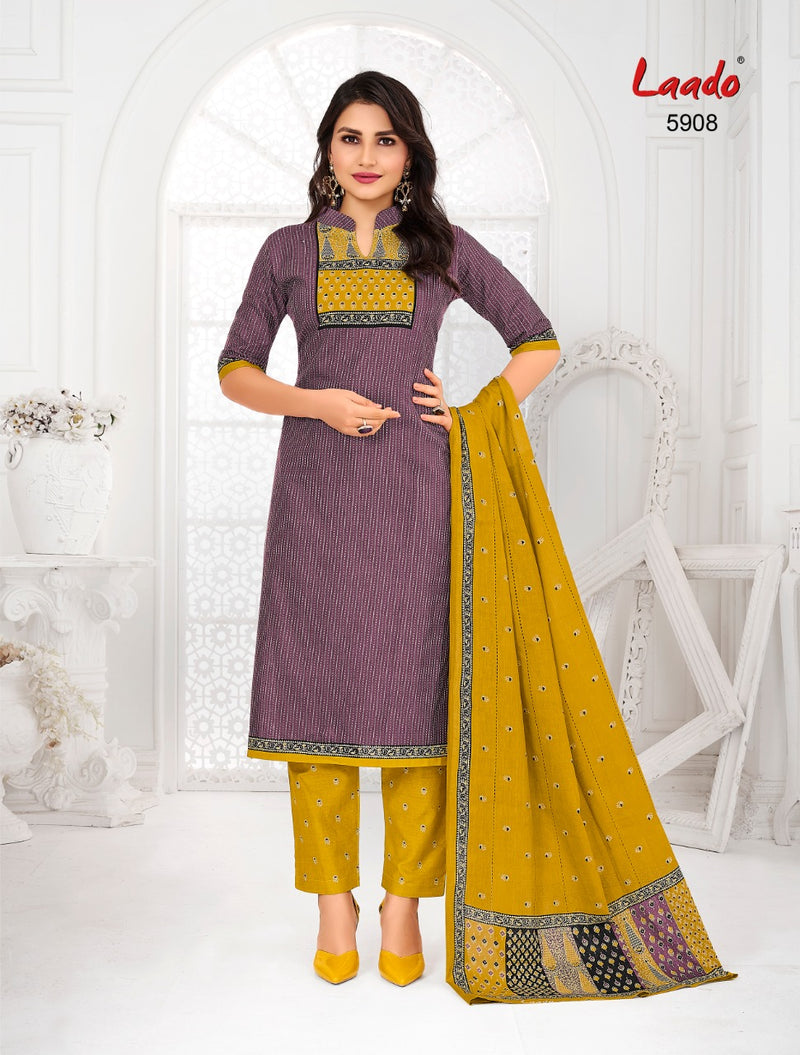 Laado Collection Vol 59 Pure Cotton Salwar Suit