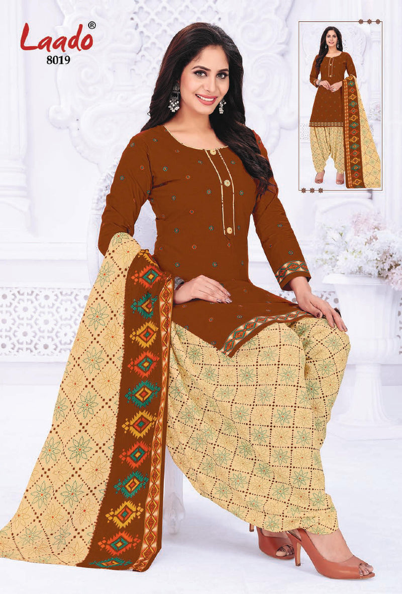 Laado Presents Priti Patiyala Vol 8 Pure Cotton Casual Wear Salwar Suit