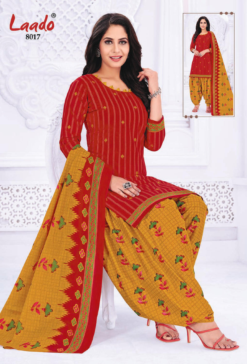 Laado Presents Priti Patiyala Vol 8 Pure Cotton Casual Wear Salwar Suit