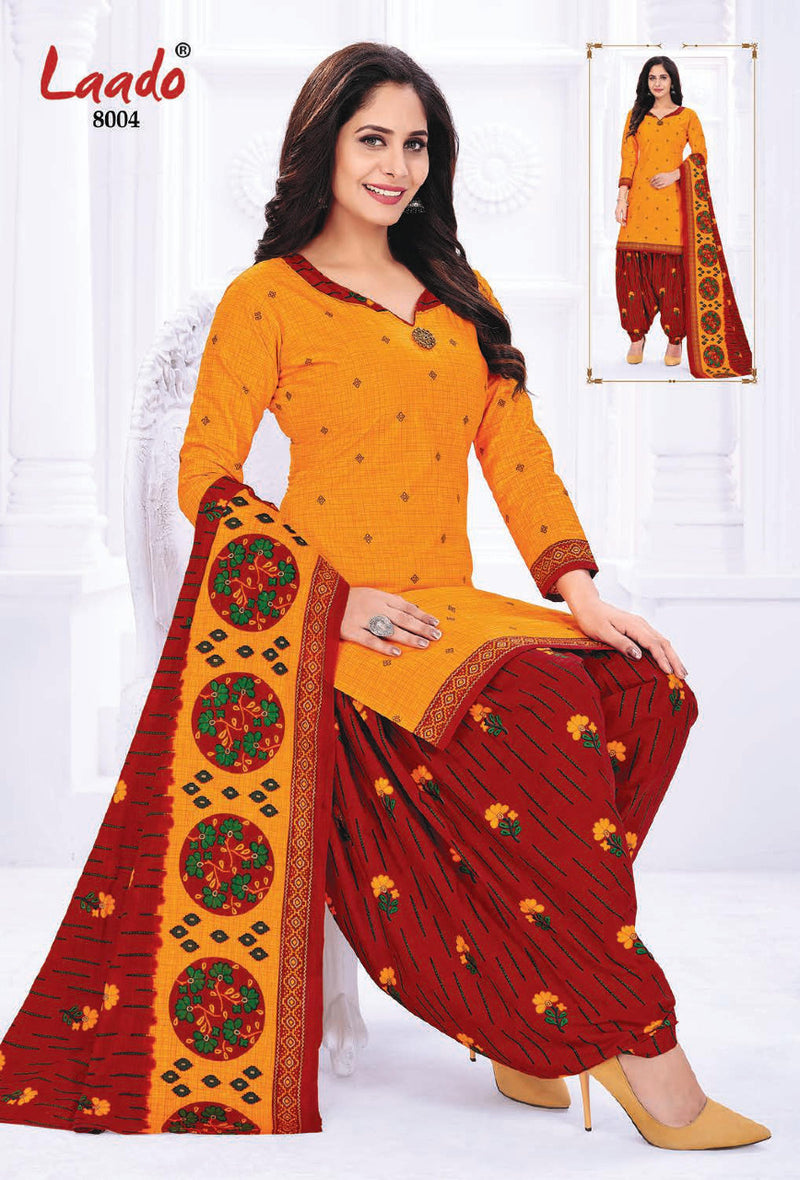 Laado Presents Priti Patiyala Vol 8 Pure Cotton Casual Wear Salwar Suit