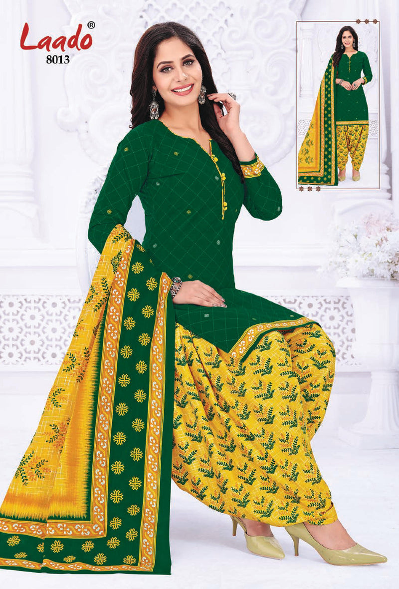 Laado Presents Priti Patiyala Vol 8 Pure Cotton Casual Wear Salwar Suit