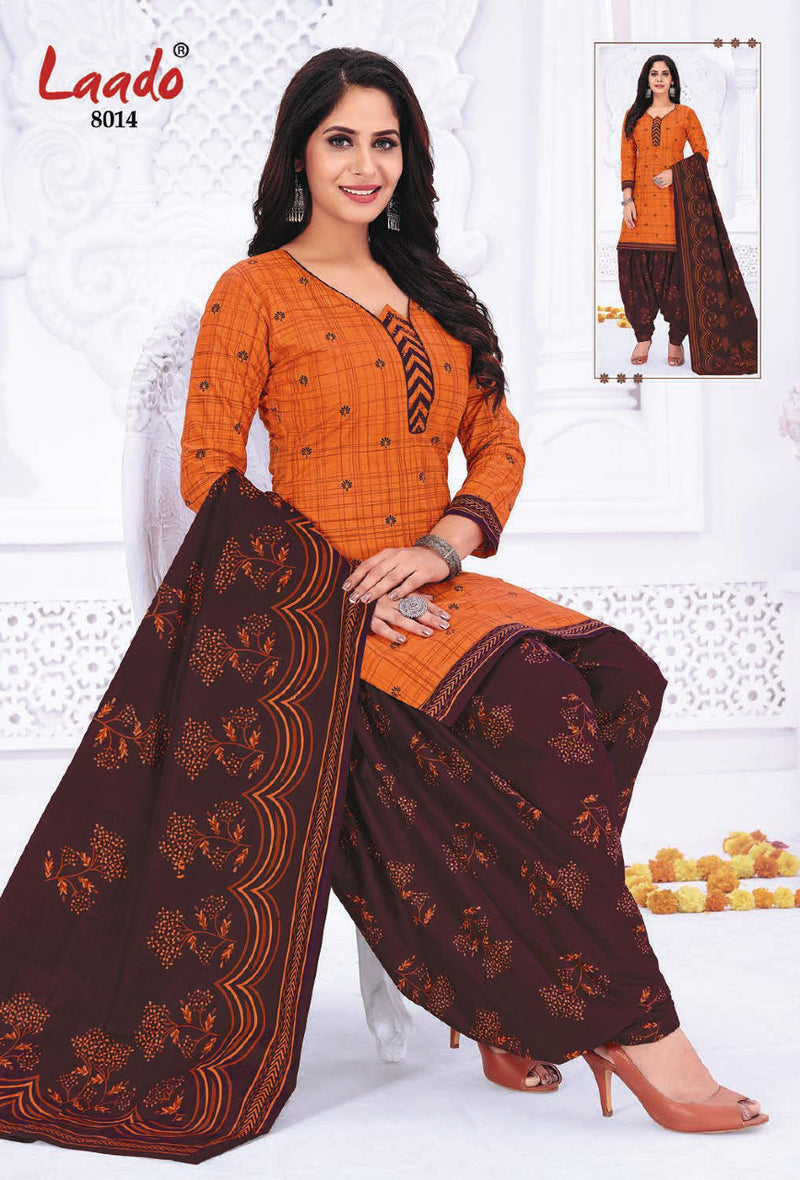 Laado Presents Priti Patiyala Vol 8 Pure Cotton Casual Wear Salwar Suit