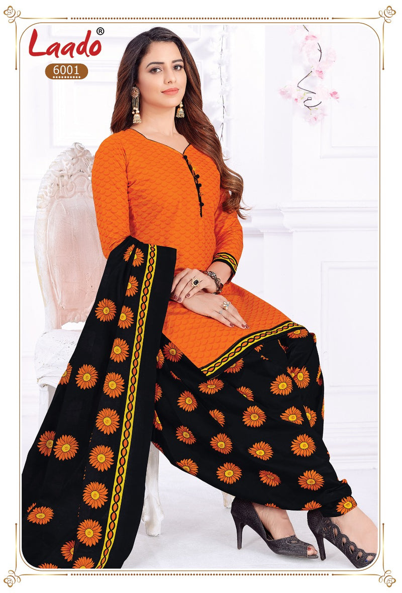 Laado Priti Patiyala Vol 6 Pure Cotton Casual Wear Dress Material