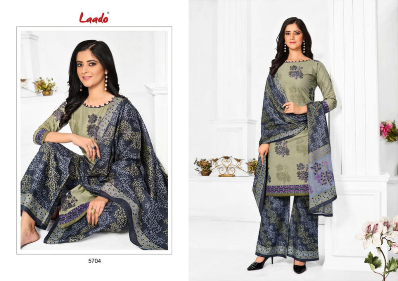 Laado Vol 57 Pure Cotton Fancy Printed Summer Style Casual Wear Salwar Suit With Dupatta