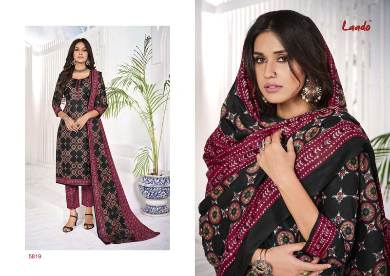 Laado Vol 58 Pure Cotton Heavy Printed Designer Material Summer Wear Patiyala Style Salwar Suit